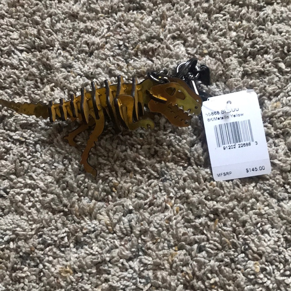 Coach Dinosaur Keychain